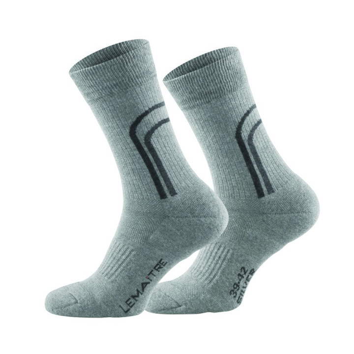 LINDOR GREY MI-CHAUSSETTE